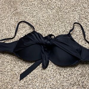 Black bikini top